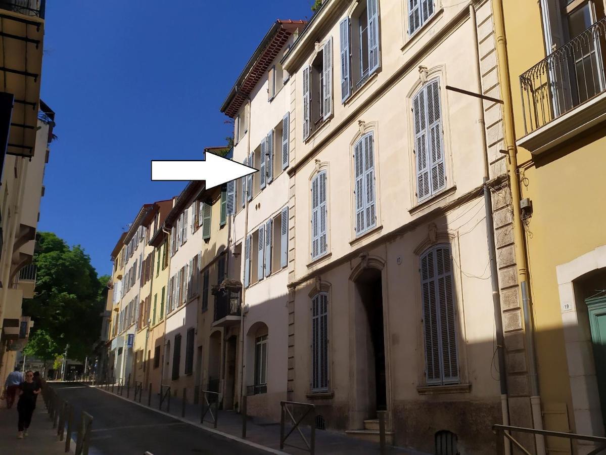 Grand 2 Pieces Renove Climatise, Vieil Antibes, Proche Port Lägenhet Exteriör bild