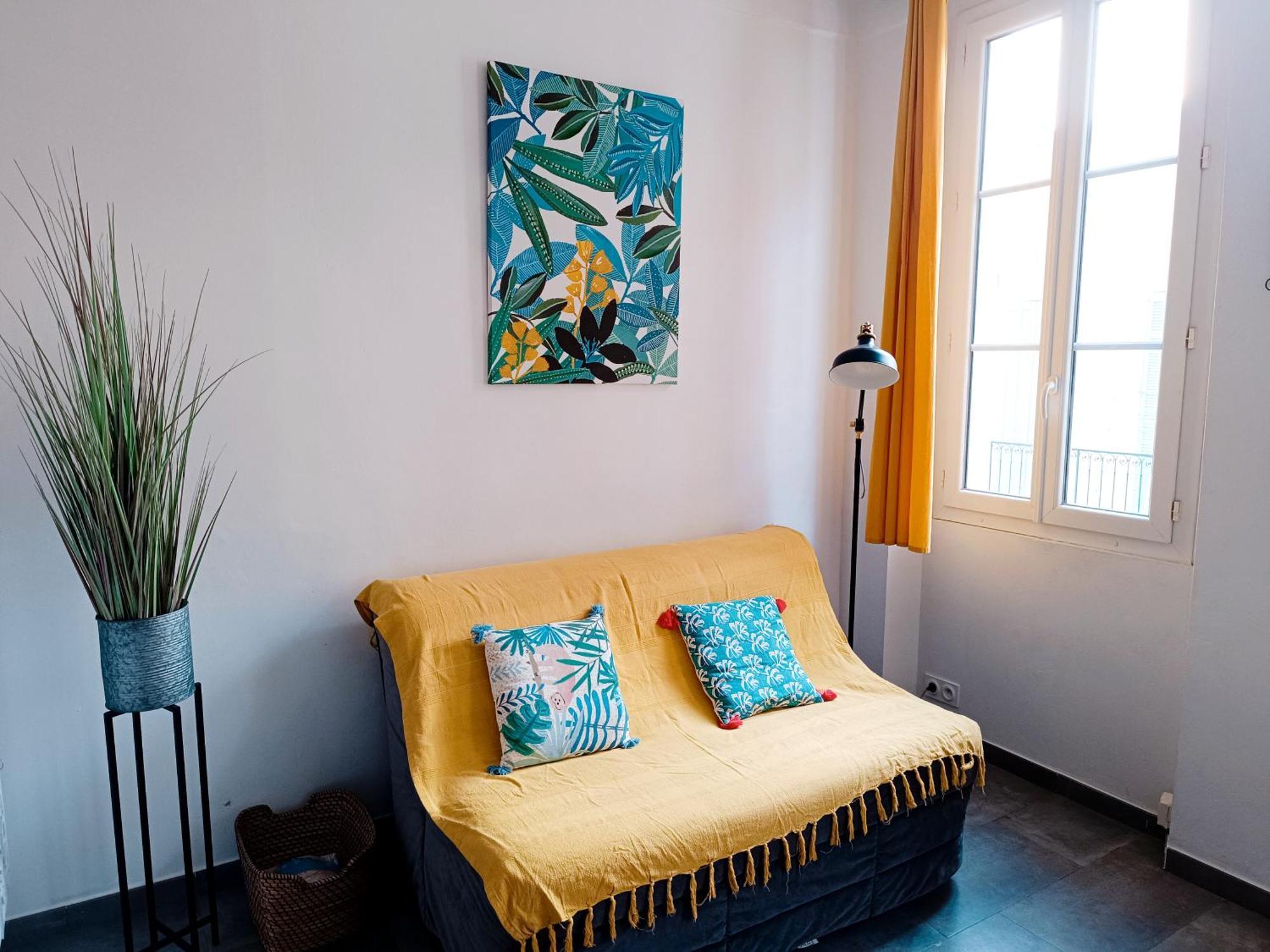 Grand 2 Pieces Renove Climatise, Vieil Antibes, Proche Port Lägenhet Exteriör bild